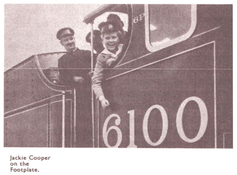 File:Jackie Cooper on the Footplate, locomotive 6100 Royal Scot (TRS 1933).jpg