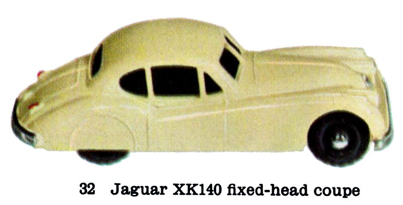 File:Jaguar XK140 Fixed-Head Coupe, Matchbox No32 (MBCat 1959).jpg