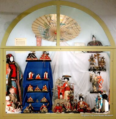 The Japanese Dolls display, after the 2013 refit and reorganisation