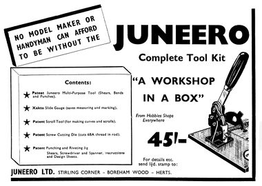 1952: Juneero Complete Tool Kit, Hobbies Handbook
