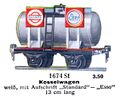 Kesselwagen - Petrol Wagon, Standard-ESSO, Märklin 1674-St (MarklinCat 1939).jpg