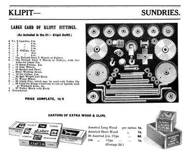 1916: Klipit Sundries and spares