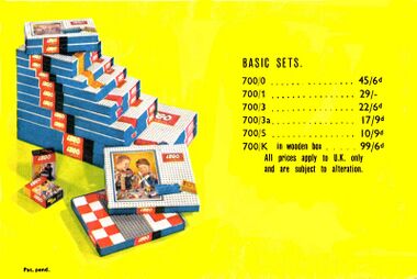 ~1960: Lego "Basic Sets"