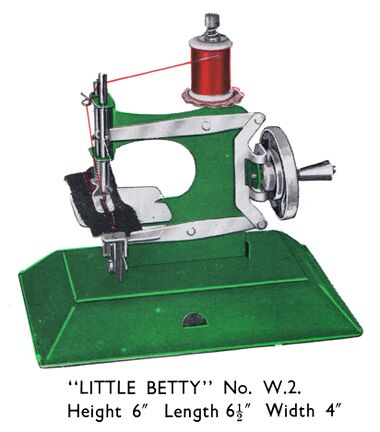 1955: Little Betty No.W.2. Miniature Sewing Machine