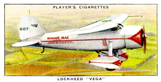 Lockheed Vega, Card No 36 (JPAeroplanes 1935).jpg