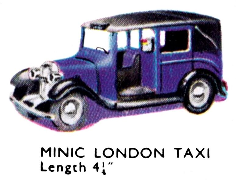 File:London Taxi, Triang Minic (MinicCat 1950).jpg