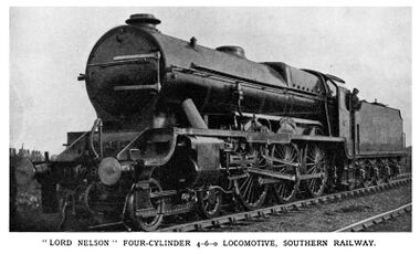 Lord Nelson locomotive SR 850