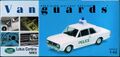 Lotus Cortina MkII Police Car, Vanguards, box lid (Lledo VA04101).jpg