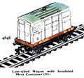 Low-sided Wagon with Insulated Meat Container D1, Hornby Dublo 4648 (HDBoT 1959).jpg