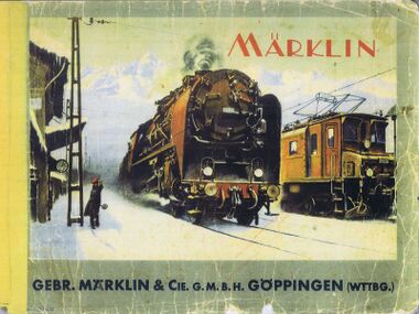 Marklin catalogue front cover artwork