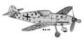 ME109 fighter aircraft, EeZeBilt kit, KeilKraft (MM 1962-12).jpg