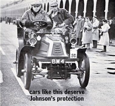 1964: Madeira Drive: Johnson's Wax advert: "Cars like this deserve Johnson's protection"