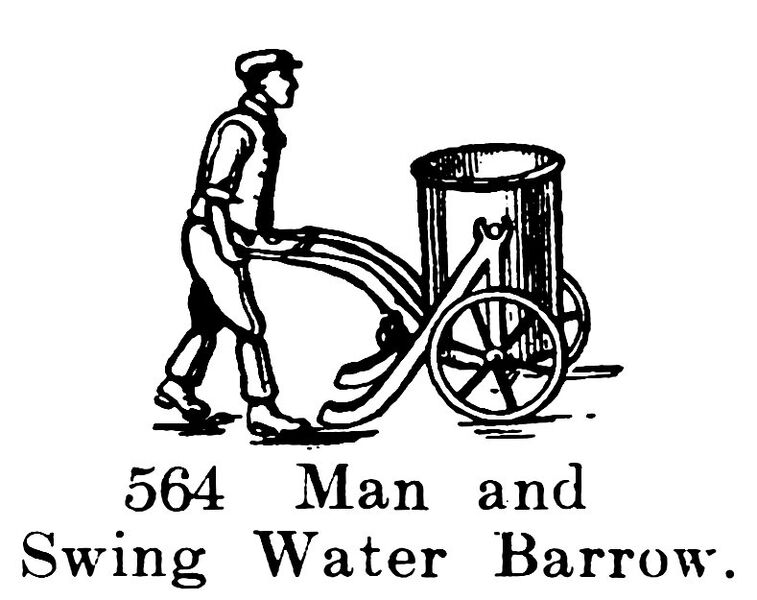 File:Man and Swing Water Barrow, Britains Farm 564 (BritCat 1940).jpg