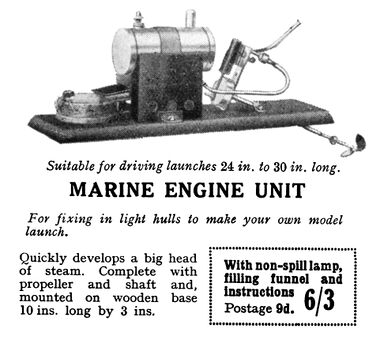 1933: Bowman Marine Engine Unit, available separately