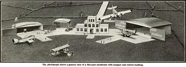 1934: Meccano Aerodrome, wide-view