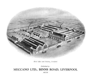 1927 publicity image, Binns Road factory