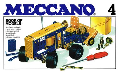 1978: "Fred" (i.e. "Ford") Tractor, Meccano Book of Models 4