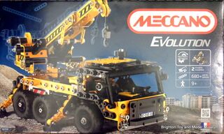 Meccano Evolution set 8200, Crane Truck, box front