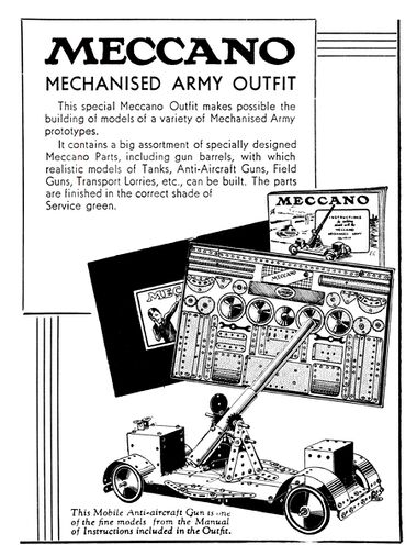 1941: Meccano Mechanised Army Outfit, Meccano Magazine