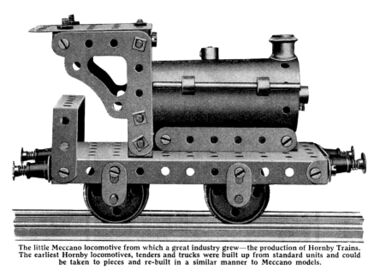 Hornby Trains "Meccano" prototype, side view