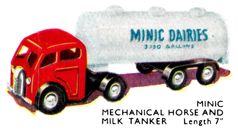 File:Mechanical Horse and Milk Tanker, Triang Minic (MinicCat 1950).jpg