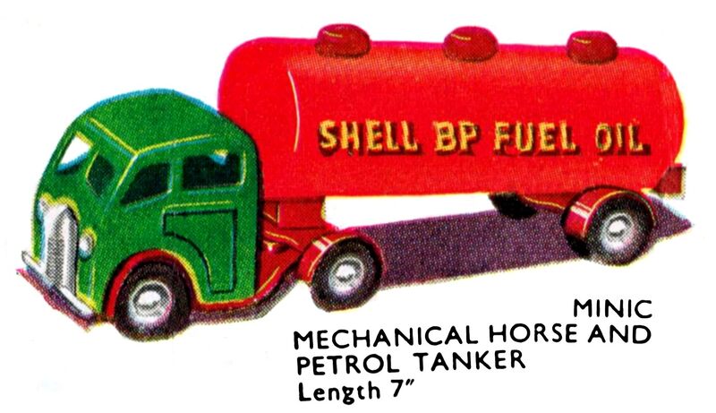 File:Mechanical Horse and Petrol Tanker, Triang Minic (MinicCat 1950).jpg