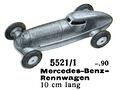 Mercedes-Benz-Rennwagen - Racing Car, Märklin 5521-1 (MarklinCat 1939).jpg