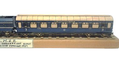 Assembled Coronation Scot coach from Micromodels Set X