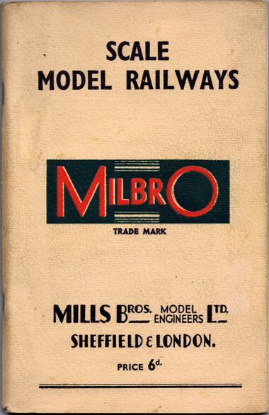 Milbro catalogue cover with embossed logo