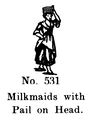 Milkmaids with Pail on head, Britains Farm 531 (BritCat 1940).jpg
