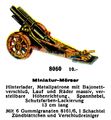 Miniatur Mörser - Small Mortar, Märklin 8060 (MarklinCat 1939).jpg