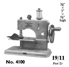 1965: Casige 4100 sewing machine