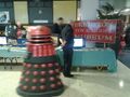 ModelWorld 2013, BTMM stand with passing Dalek.jpg