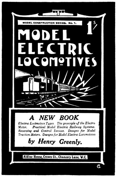 1912 advert for "Model Electric Locomotives", by Henry Greenly