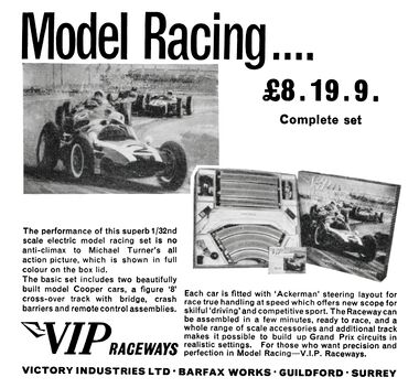 1961: "Model Racing ..." VIP Raceways