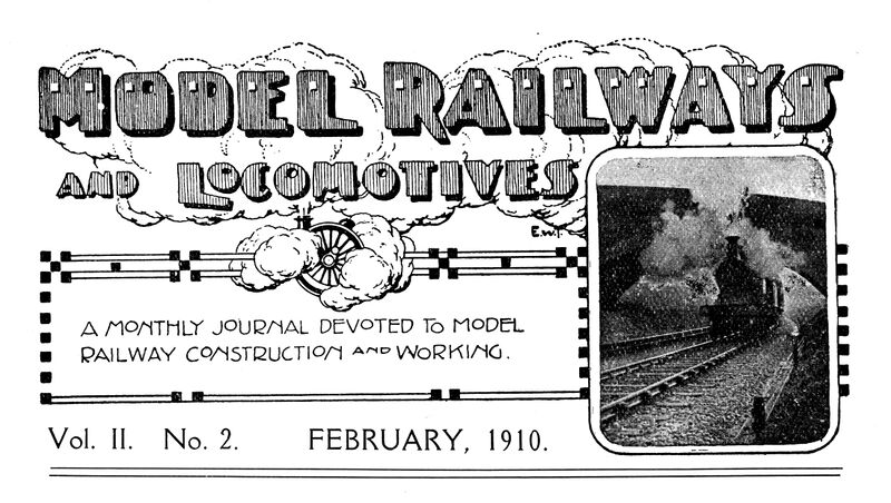 File:Model Railways and Locomotives magazine, editorial page artwork, 1910.jpg