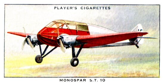 Monospar ST10, Card No 17 (JPAeroplanes 1935).jpg