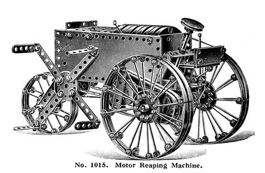Motor Reaping Machine, Model No.1015