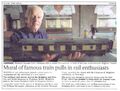 Mural of Famous Train pulls in rail enthusiasts (The Argus, 2010-09).jpg