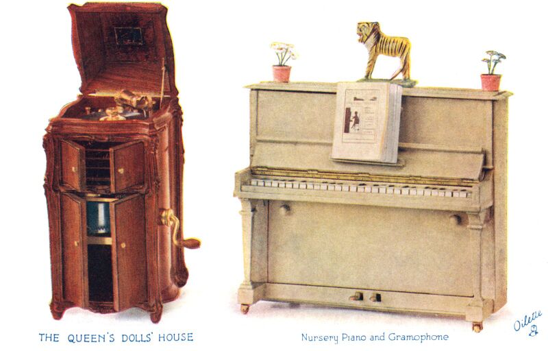File:Nursery Piano and Gramophone, The Queens Dolls House postcards (Raphael Tuck 4504-3).jpg