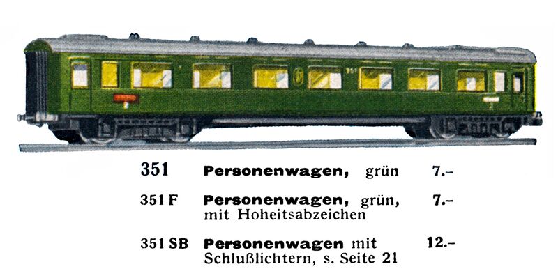File:Passenger Wagon - Personenwagen, DR, Märklin 351 (MarklinCat 1939).jpg