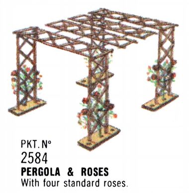 1996 catalogue image: Pergola and Roses