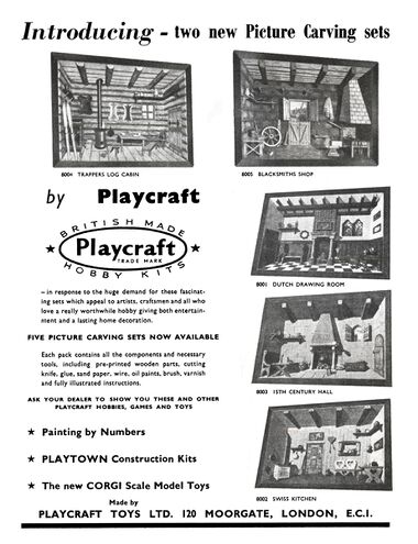 1957: Picture Carving Sets, Hobbies Annual