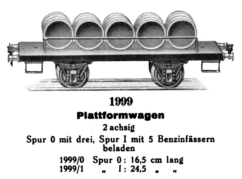 File:Plattformwagen - Flatbed Wagon with Oil Barrels, Märklin 1999 (MarklinCat 1931).jpg