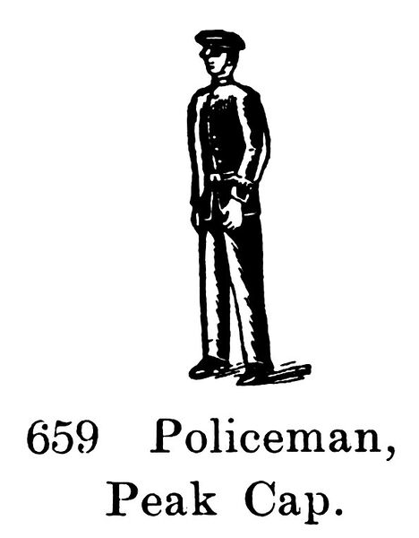 File:Policeman, Peaked Cap, Britains Farm 659 (BritCat 1940).jpg