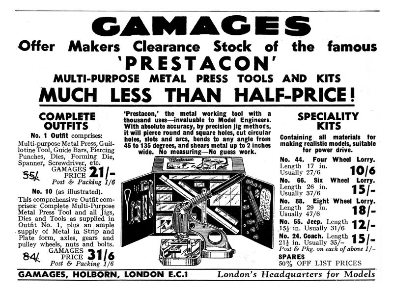 File:Prestacon, Gamages advert (MM 1950-09).jpg
