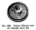 Pulley Wheels with set screws, Primus Part No 158 (PrimusCat 1923-12).jpg
