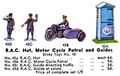RAC Hut, Motor Cycle Patrol and Guides, Dinky Toys 43 (1935 BoHTMP).jpg