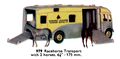Racehorse Transport with two horses, Dinky Toys 979 (DinkyCat 1963).jpg