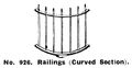 Railings (Curved Section), Britains Zoo No926 (BritCat 1940).jpg
